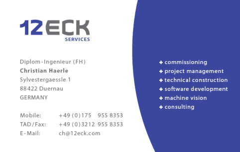 12eck Services Christian Haerle
